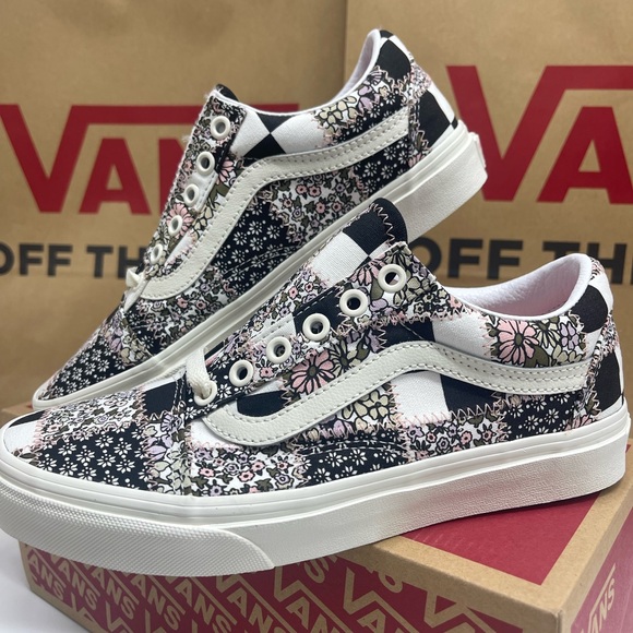 Vans Men’s Old Skool (Patchwork Firl) Marshmallow Sneakers
VN0A38G19FY - Picture 9 of 16